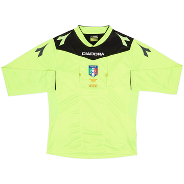 2015-16 Italy Diadora Referee L/S Shirt - 8/10 - (S)