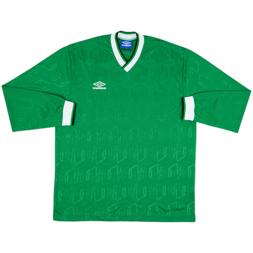 1990s Umbro Template L/S Shirt - 10/10 - (XL)