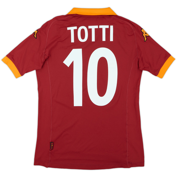 2012-13 Roma Home Shirt Totti #10 - 8/10 - (S)