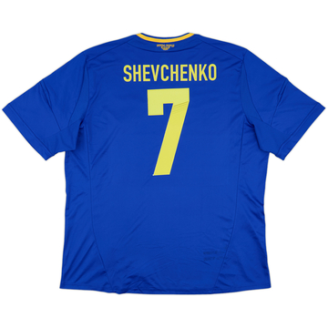 2011-13 Ukraine Away Shirt Shevchenko #7 - 8/10 - (XXL)