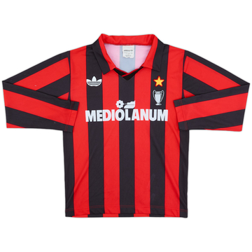 1990-91 AC Milan Home Shirt - 9/10 - (XS)