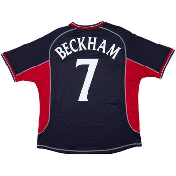 2000-01 Manchester United Third Shirt Beckham #7 - 8/10 - (XL)