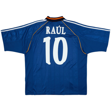 1999-00 Spain Away Shirt Raul #10 - 8/10 - (XL)