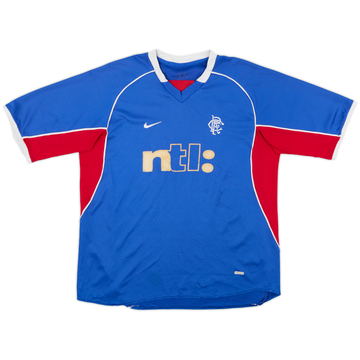 2001-02 Rangers Home Shirt - 4/10 - (L)