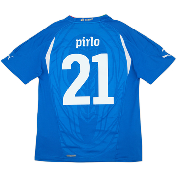 2010-12 Italy Home Shirt Pirlo #21 - 8/10 - (L)