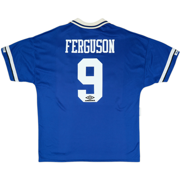 1993-95 Everton Home Shirt Ferguson #9 - 8/10 - (XL)