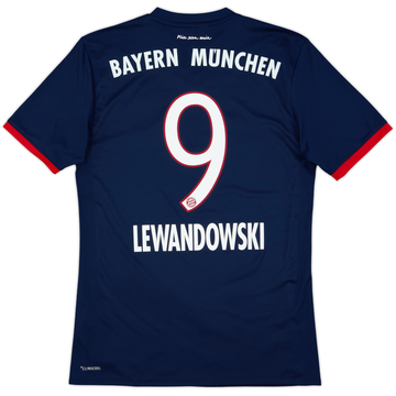 2017-18 Bayern Munich Camiseta de Visitante Lewandowski #9 - 10/10 - (S)
