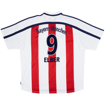 2000-01 Bayern Munich Away Shirt Elber #9 - 7/10 - (XXL)
