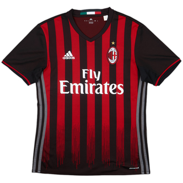 2016-17 AC Milan Home Shirt - 7/10 - (S)