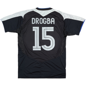 2004-05 Chelsea Away Shirt Drogba #15 - 6/10 - (L)