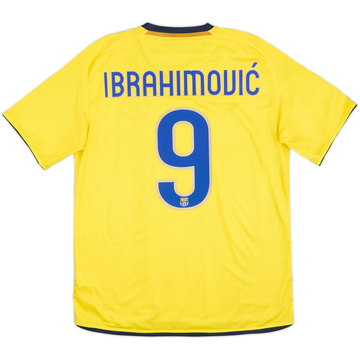 2008-10 Barcelona Away Shirt Ibrahimovic #9 - 8/10 - (M)