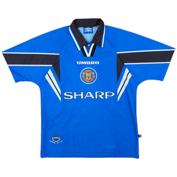 1996-98 Manchester United Third Shirt #2 - 8/10 - (M)