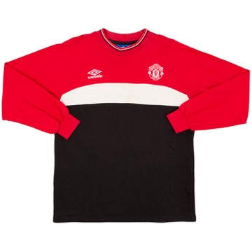 1999-00 Manchester United Umbro Sweat Top - 7/10 - (M)