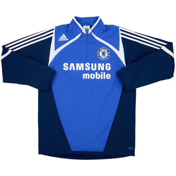 2007-08 Chelsea adidas 1/4 Zip Training Top - 8/10 - (M)