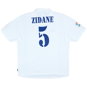 2002-03 Real Madrid Centenary Home Shirt Zidane #5 - 7/10 - (XL)