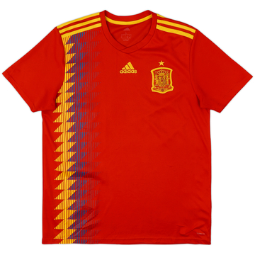 2018-19 Spain Home Shirt - 8/10 - (L)