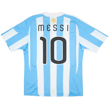 2010-11 Argentina Home Shirt Messi #10 - 5/10 - (L)