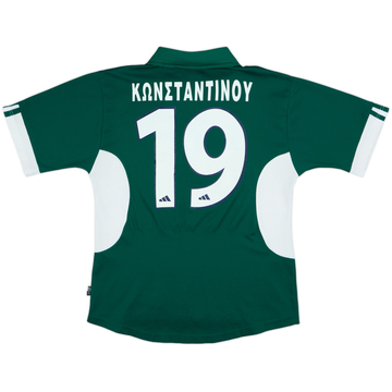 2002-03 Panathinaikos Home Shirt Konstantinou #19 - 6/10 - (S)