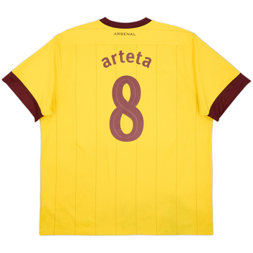 2010-13 Arsenal Away Shirt Arteta #8 - 6/10 - (XXL)