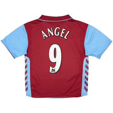 2006-07 Aston Villa Home Shirt Angel #9 - 8/10 - (L)