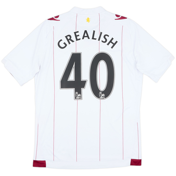 2014-15 Aston Villa Away Shirt Grealish #40 - 8/10 - (M)