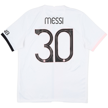 2021-22 Paris Saint-Germain Away Shirt Messi #30 - 10/10 - (L)