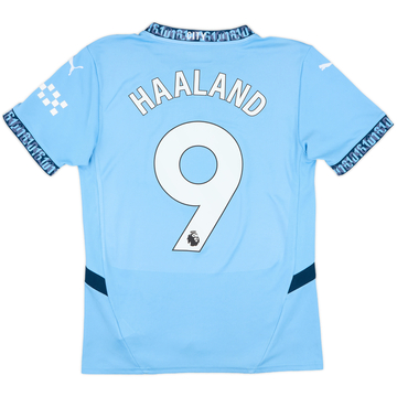 2024-25 Manchester City Home Shirt Haaland #9 - 8/10 - (S)