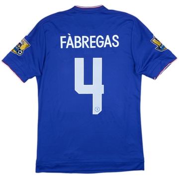 2015-16 Chelsea Home Shirt Fabregas #4 - 7/10 - (S)