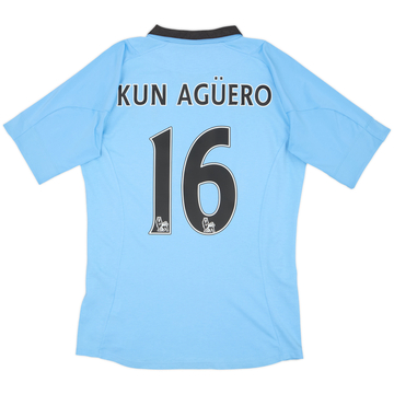 2012-13 Manchester City Home Shirt Kun Aguero #16 - 6/10 - (S)