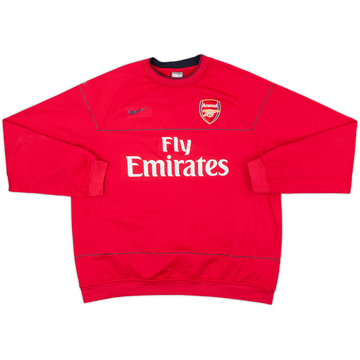 2008-09 Arsenal Nike Sweat Top - 8/10 - (XL)