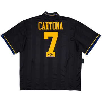 1993-95 Manchester United Away Shirt Cantona #7 - 9/10 - (XXL)