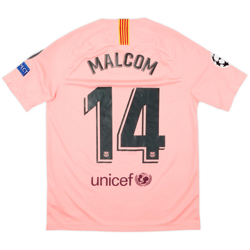 2018-19 Barcelona Third Shirt Malcolm #14 - 8/10 - (M)
