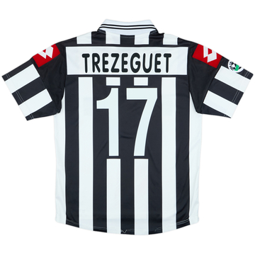 2001-02 Juventus Home Shirt Trezeguet #17 - 7/10 - (M)