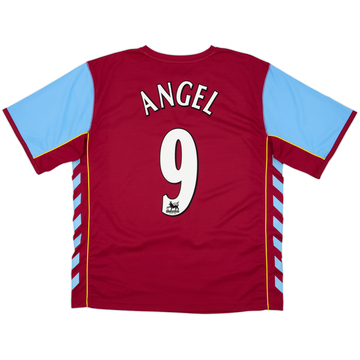 2005-06 Aston Villa Home Shirt Angel #9 - 9/10 - (XL)