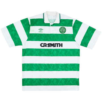 1989-91 Celtic Home Shirt - 7/10 - (L/XL)