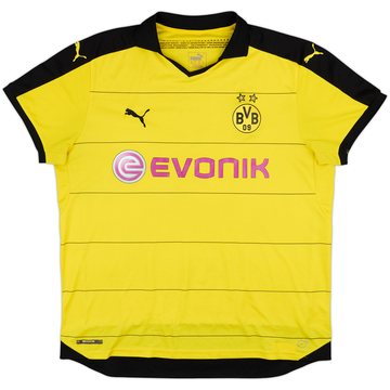 Camiseta de local del Borussia Dortmund 2015-16 - 6/10 - (Mujeres XXL)