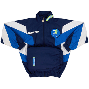 1997-99 Chelsea Umbro Tracksuit - 9/10 - (S.Boys)