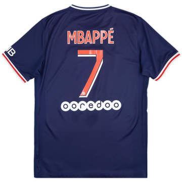 2020-21 Paris Saint-Germain Home Shirt Mbappe #7 - 7/10 - (M)