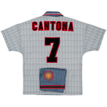 1995-96 Manchester United Away Shirt & Shorts Cantona #7 - 8/10 - (Y)
