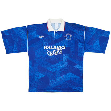 1990-92 Leicester Home Shirt - 8/10 - (M)