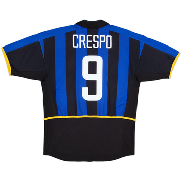 2002-03 Inter Milan Home Shirt Crespo #9 - 6/10 - (M)