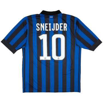 2011-12 Inter Milan Home Shirt Sneijder #10 - 6/10 - (L)