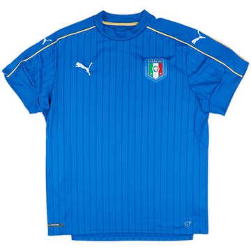 2016-17 Italy Home Shirt - 8/10 - (XL)