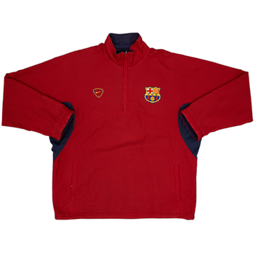 2000-02 Barcelona Nike Reversible 1/4 Zip Drill Top - 8/10 - (XL)