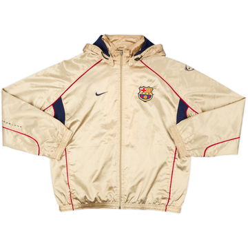 2001-02 Barcelona Nike Hooded Track Jacket - 8/10 - (M)