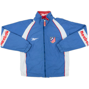 1998-99 Atletico Madrid Reebok Track Jacket - 8/10 - (S.Boys)