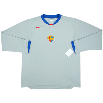 2007-08 FC Basel Player Issue Away L/S Shirt (XL)
