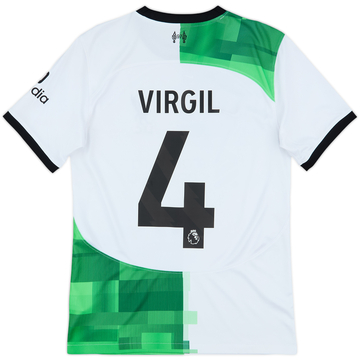 2023-24 Liverpool Away Shirt Virgil #4 - 9/10 - (S)