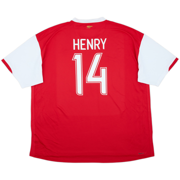 2006-08 Arsenal Home Shirt Henry #14 - 9/10 - (3XL)