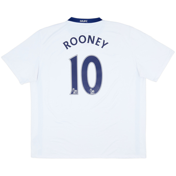 2008-10 Manchester United Away Shirt Rooney #10 - 8/10 - (XXL)